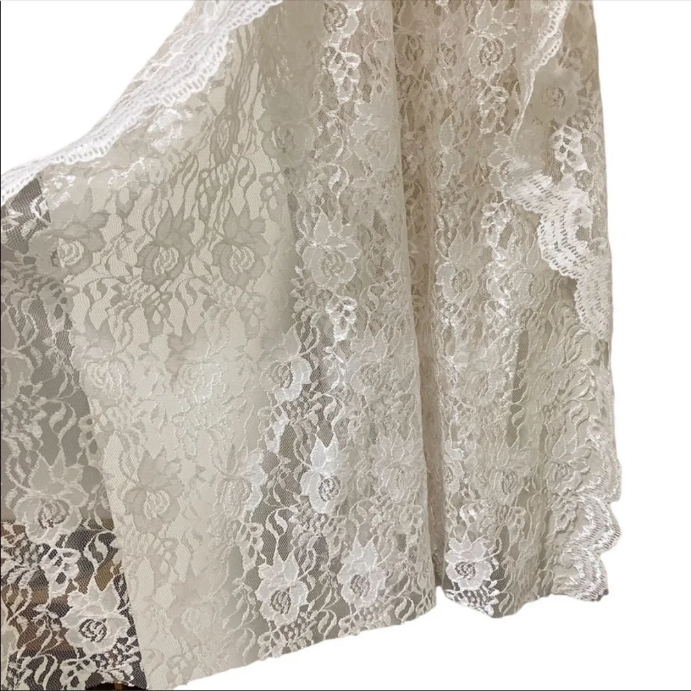 Newborn lace floral canopy photography prop  baby - Picture 4 of 6